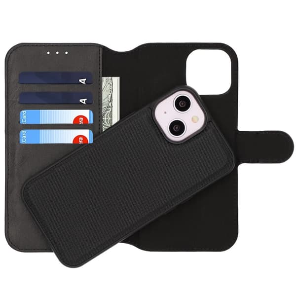 iPhone 13/14 Plånboksfodral Magnet Rvelon - Svart