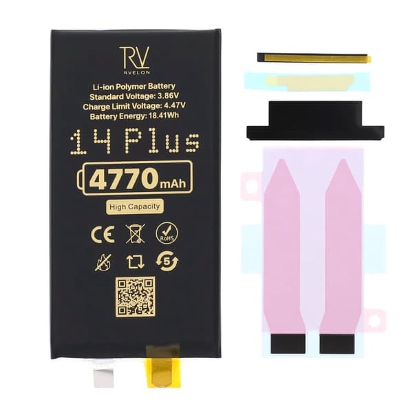 RV Battery cell 515198PL for iPhone 14 Plus, 4770mAh