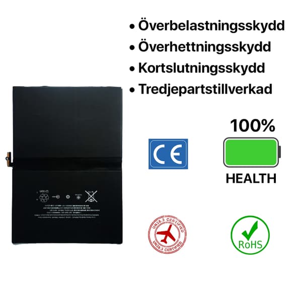 iPad Pro 9.7 Batteri Hög Kvalite