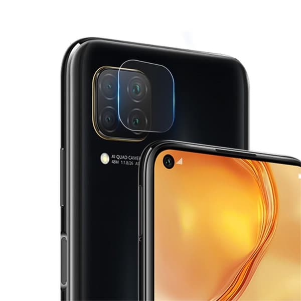 Heltäckande Linsskydd i Härdat Glas för Huawei P40 Lite Svart
