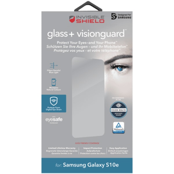 Zagg Invisibleshield Glass Plus Visionguard för Samsung Galaxy