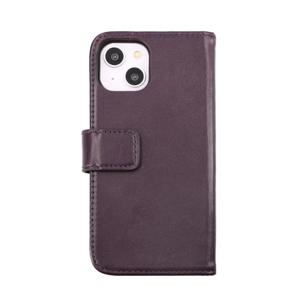 iPhone 14 Plånboksfodral Läder Rvelon - Lila