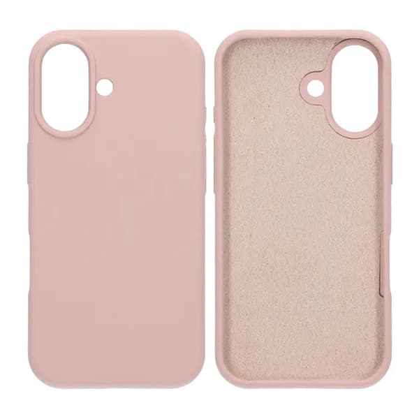 Mobilskal Mjukt Silikon för iPhone 17 - Rosa