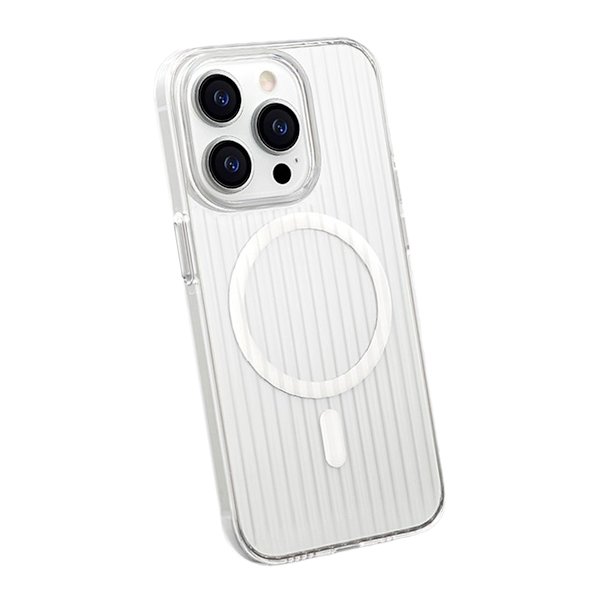 iPhone 15 Mobile Case Corrugated - Transparent
