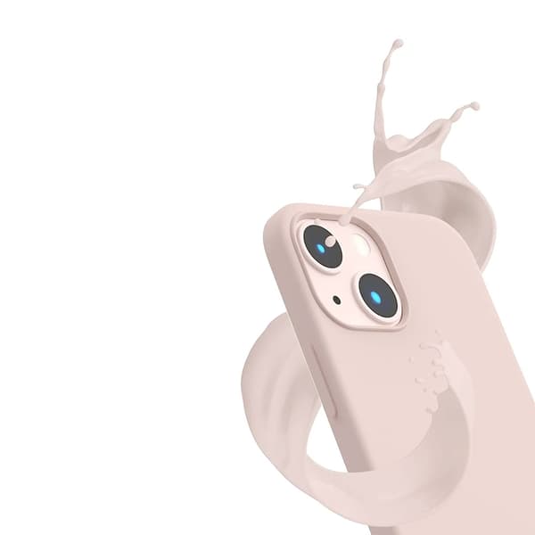 iPhone 14 Silikonskal Rvelon MagSafe - Sand Rosa