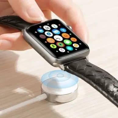 SiGN Magnetisk Laddare för Apple Watch, 2.5W, 3A, 1.2m - Vit