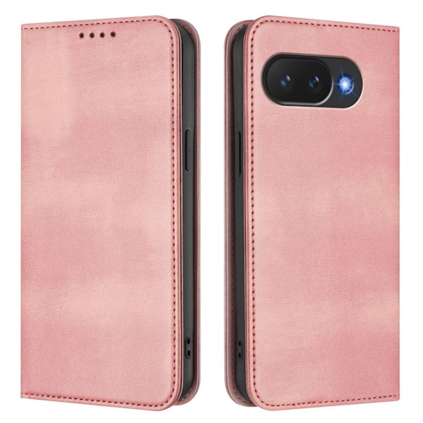 Google Pixel 10a Wallet Cover RFID Blocking Artificial Leather - Pink