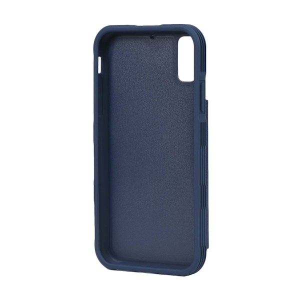 Stöttåligt Skal Kortfack G-SP iPhone XR - Blå
