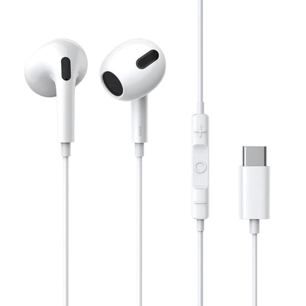 Baseus Encok c17 USB-C Wired In-Ear Headphones with microphone - White