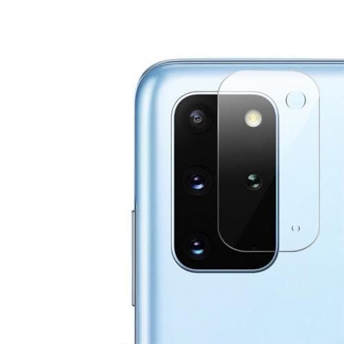 Heltäckande Skyddsglas för Kameralins för Samsung Galaxy S20 Plus Svart
