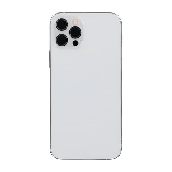 iPhone 12 Pro Back Cover with Complete Frame OEM - White