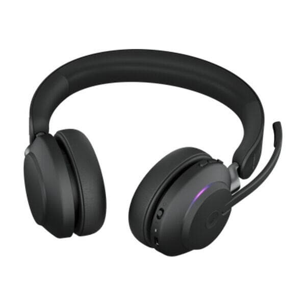 Original Jabra Evolve2 65 MS Stereo Wireless On-ear Headset - Svart Svart