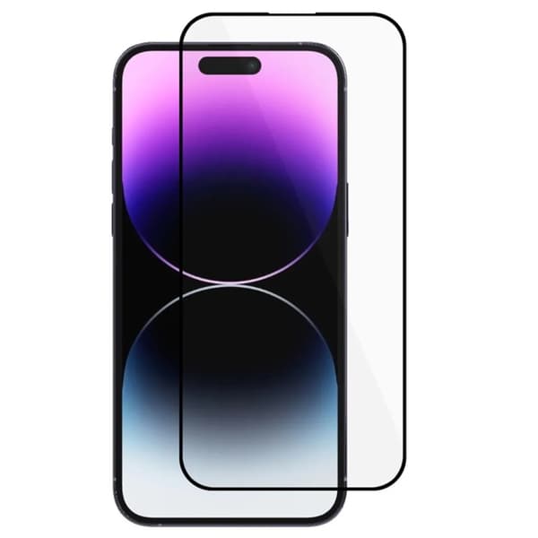 iPhone 16 Plus skärmskydd med svart ram Svart