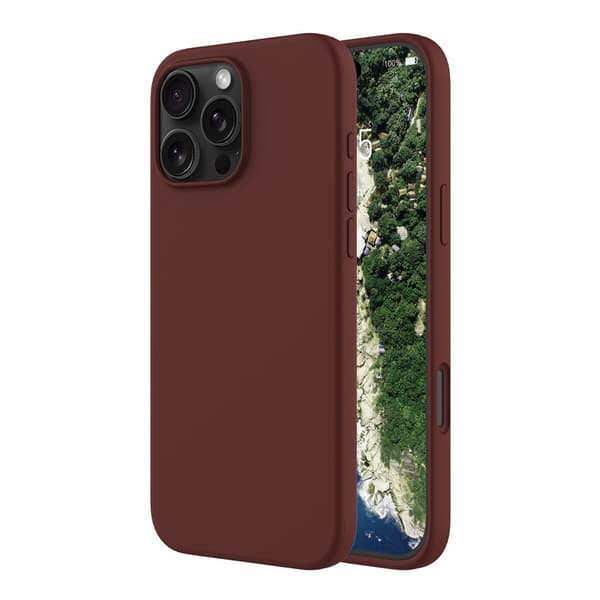 Rvelon Mobile Case Silicone MagSafe for iPhone 16 Pro Max - Brown