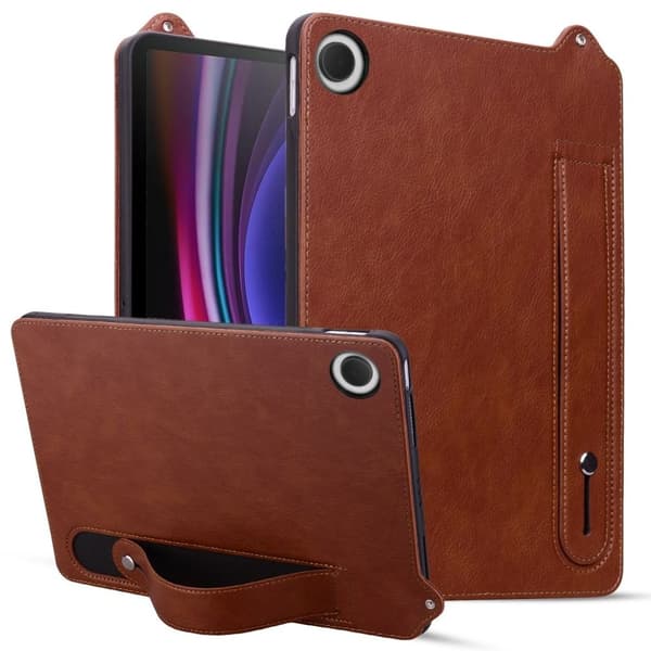Samsung Galaxy Tab A11 Plus/Tab A9 Plus Case Hand Strap - Brown