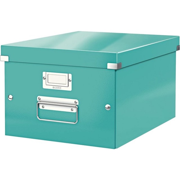 WOW Click and Store Storage Box, A4, Ice Blue
