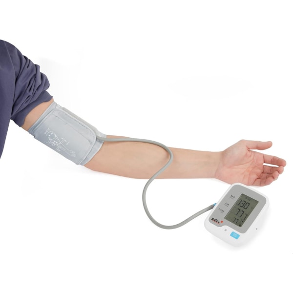120 Överarms blodtrycksmätare Helautomatisk blodtryck och hjärtfrekvens