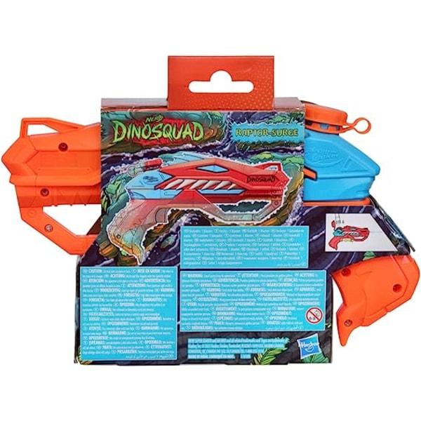 Nerf Super Soaker DinoSquad Raptor-Surge Water Blaster