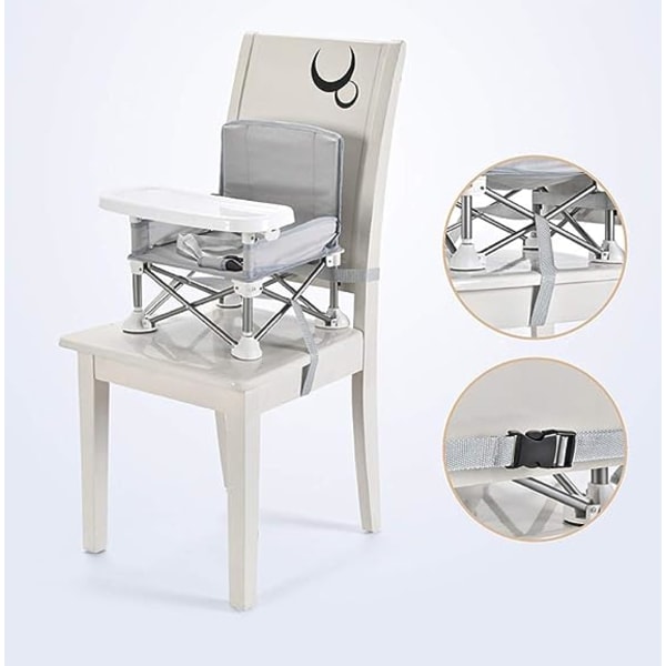 barnstol, babystol med avtagbar bricka, vadderad bordsstol