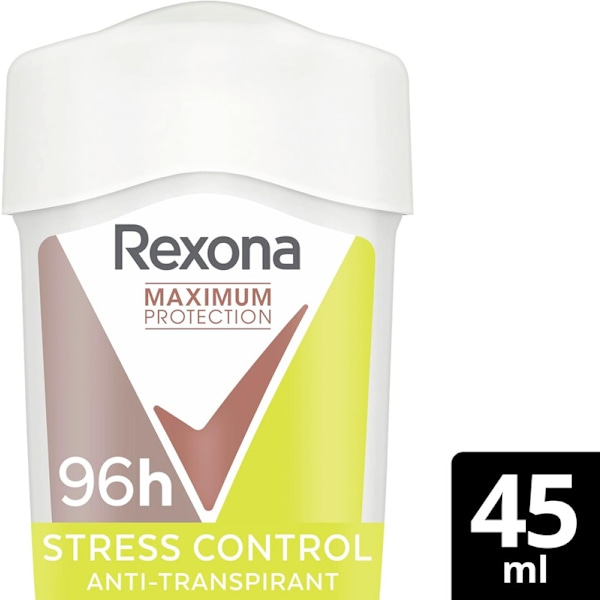 Rexona Confidence Deodorantkräm för Kvinnor, Maximalt Skydd, 45 ml, 1-pack (1 x 45 ml)