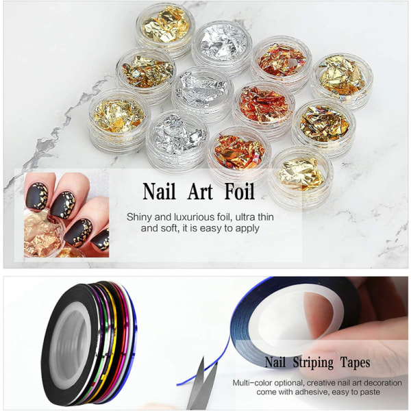 Nail Art Tools Dekorationstillbehör