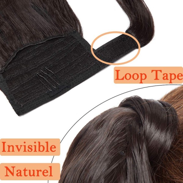Here Extensions Corn Wavy Hairpieces Clip in Pony Tail
