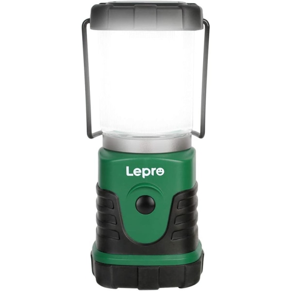 Campinglykta, bärbar minicampinglampa, 3 AA-batterier drivna, 4 belysningslägen