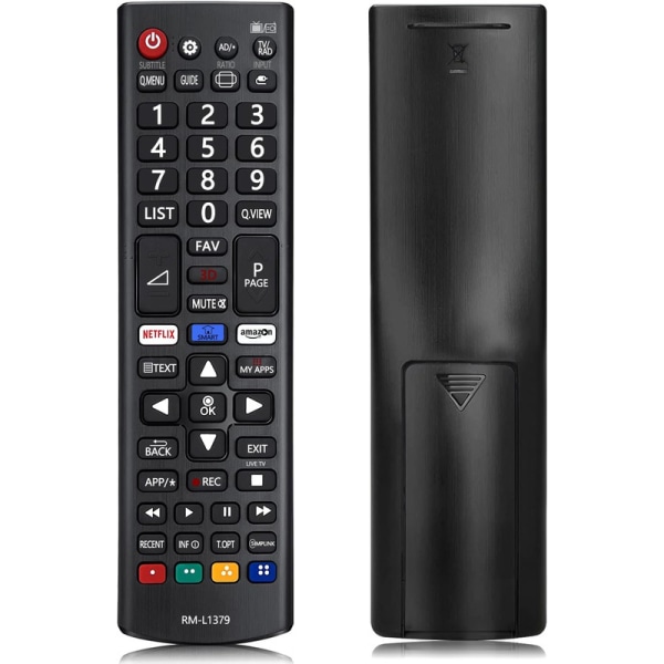 Universal Remote Control for LG Smart TV RM-L1379, Remote Adjustment with Netflix,