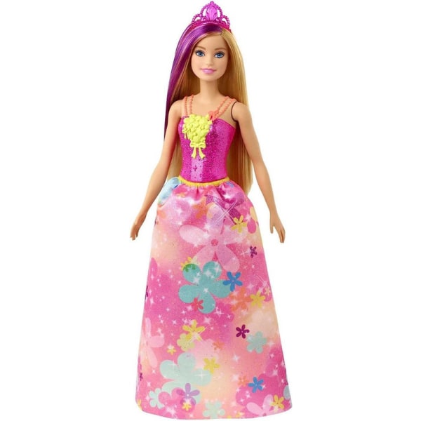 Barbie Dreamtopia Princess Doll, 12" blond med lila hårsnöre, i 3 till 7 år