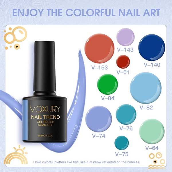 21st UV Gel Nagellack Set Base Coat Top Coat och Matt Top Coat Primer för Nail Art Salon Hem