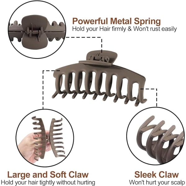10 Bitar av stora hår pincett, hår kvinnliga hårklämmor, hår hår hår pincett, kvinna