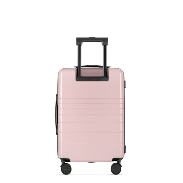 Eternitive E3 PLUS resväska / TSA kombinationslås / USB-C och USB-A portar / kabinväska / rosa färg / 360° svängbara hjul