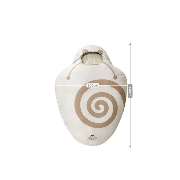 sovsäck för barn snail cnh22sd004-beige