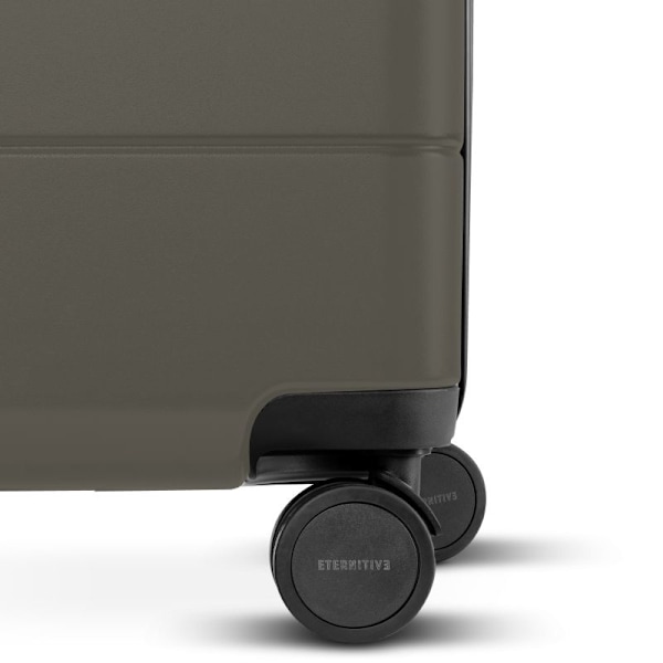 Eternitive E3resväska / TSA kombinationslås / storlek M / färg olivgrön / 360° svängbara hjul