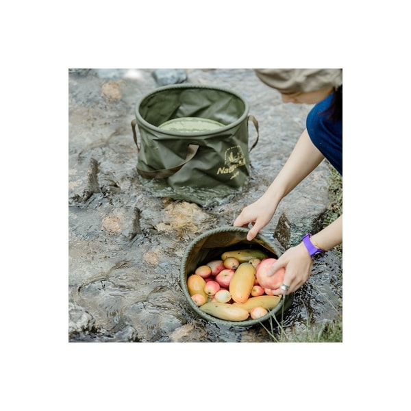 Hopfällbar hink 10 liter nh20sj040-army green