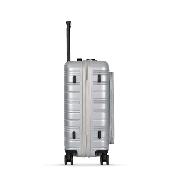 Eternitive E+ kabinväska med powerbank TSA fingeravtryckslås / färg grå - grafit / 360° svängbara hjul