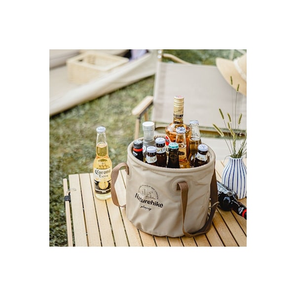 Hopfällbar hink 20l nh20sj040-ljusbrun