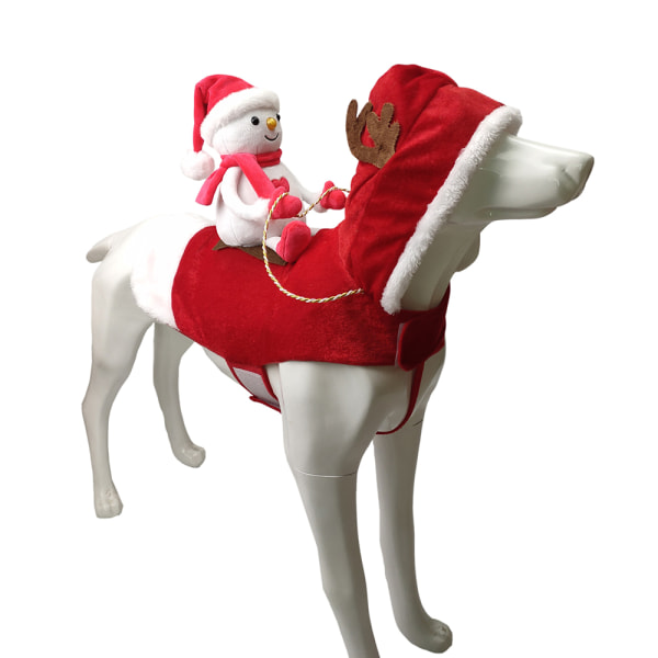 Koiran jouluasu, jouluasu pienille ja suurille koirille Santa Claus L 4cf1  | Santa Claus | L | Fyndiq