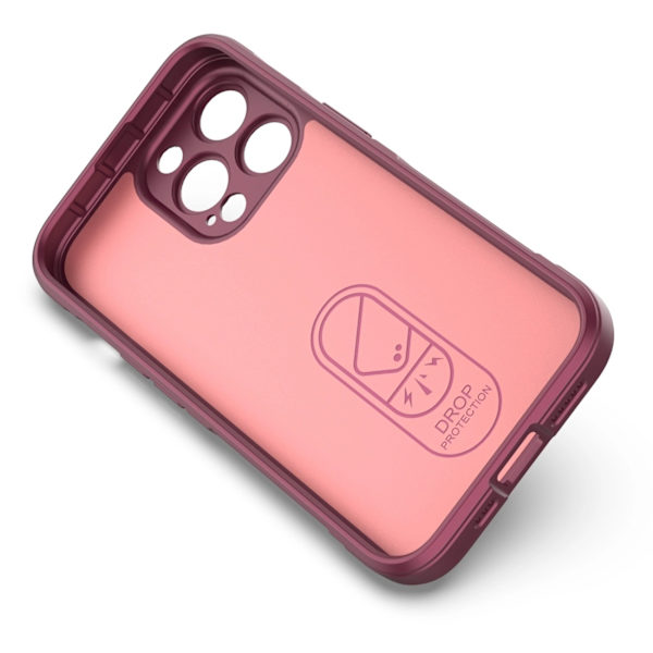 Magic Shield Case Skal iPhone 12 Pro - Vinröd