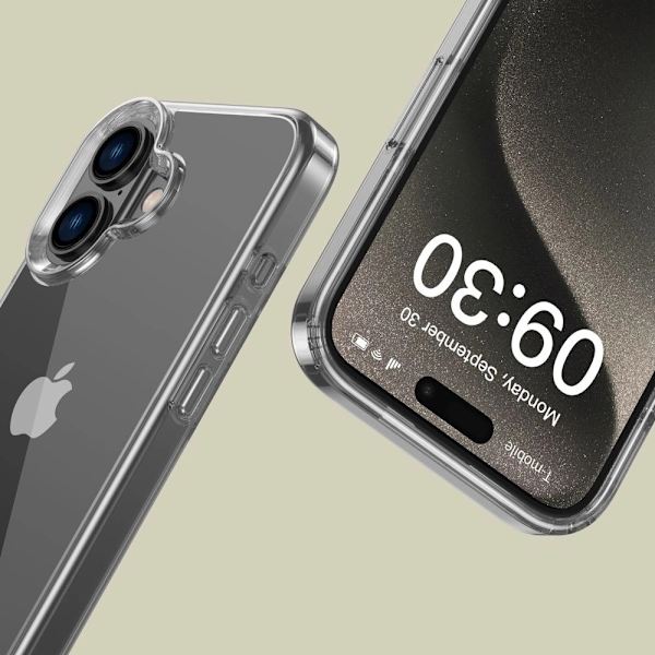 Tech-Protect FlexAir Hybrid Skal iPhone 16 - Transparent