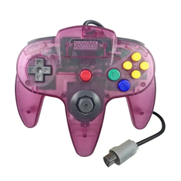 Handkontroll Kompatibel med Nintendo 64 Transparent/Ljuslila