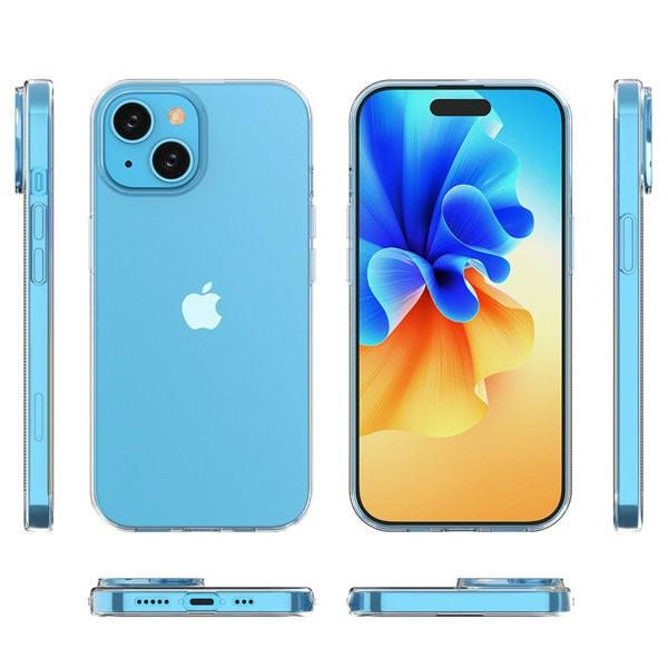 Ultra Clear Flexibelt Skal iPhone 15 - Transparent