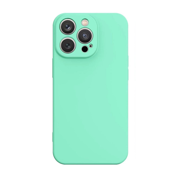 Silicone Case Skal iPhone 13 Pro Max - Mintgrön