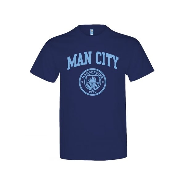Manchester City Crest T-Shirt (Medium)