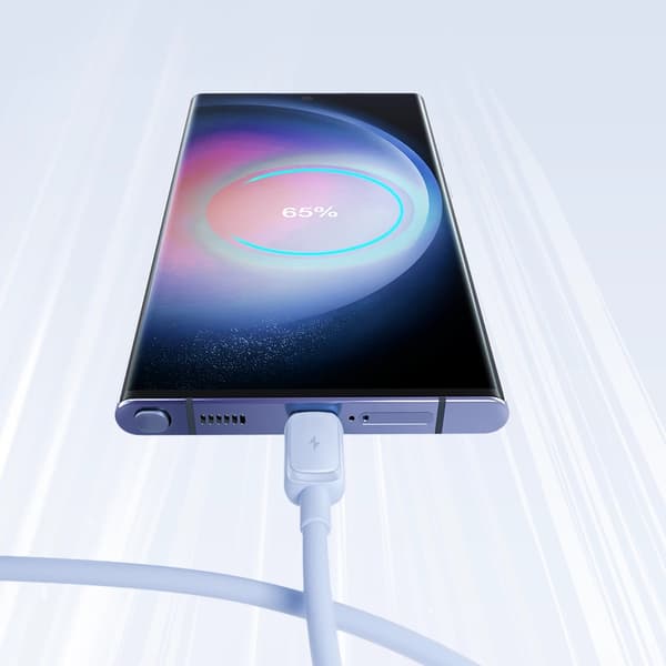 Joyroom USB A Till USB C Kabel 1.2m - Ljusblå