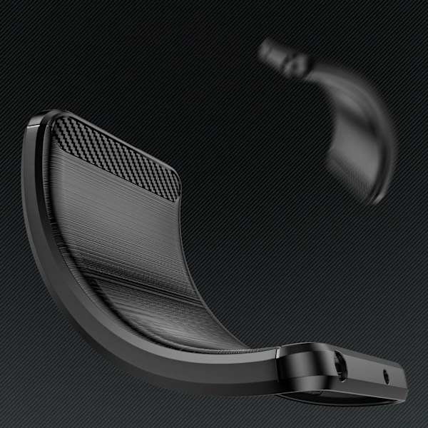Carbon Case Flexibelt Skal Google Pixel 7a - Svart