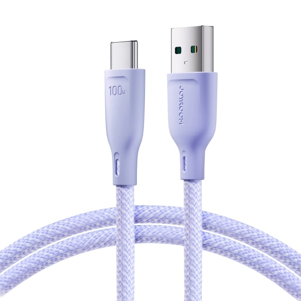 Joyroom SA34-AC6 USB-A - USB-C Kabel 100W 1m - Violett