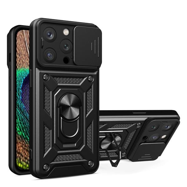 Hybrid Armor Camshield case for iPhone 14 Pro Max armored case w