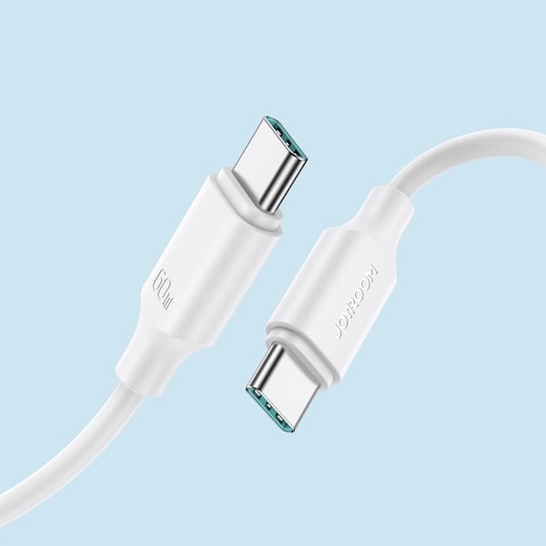 Joyroom USB C Till USB C Kabel 1m - Vit