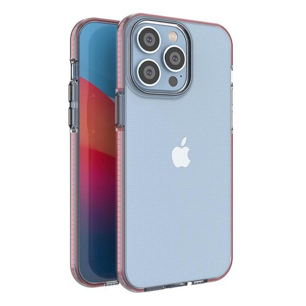 Spring Case case for iPhone 14 Pro Max silicone cover with frame